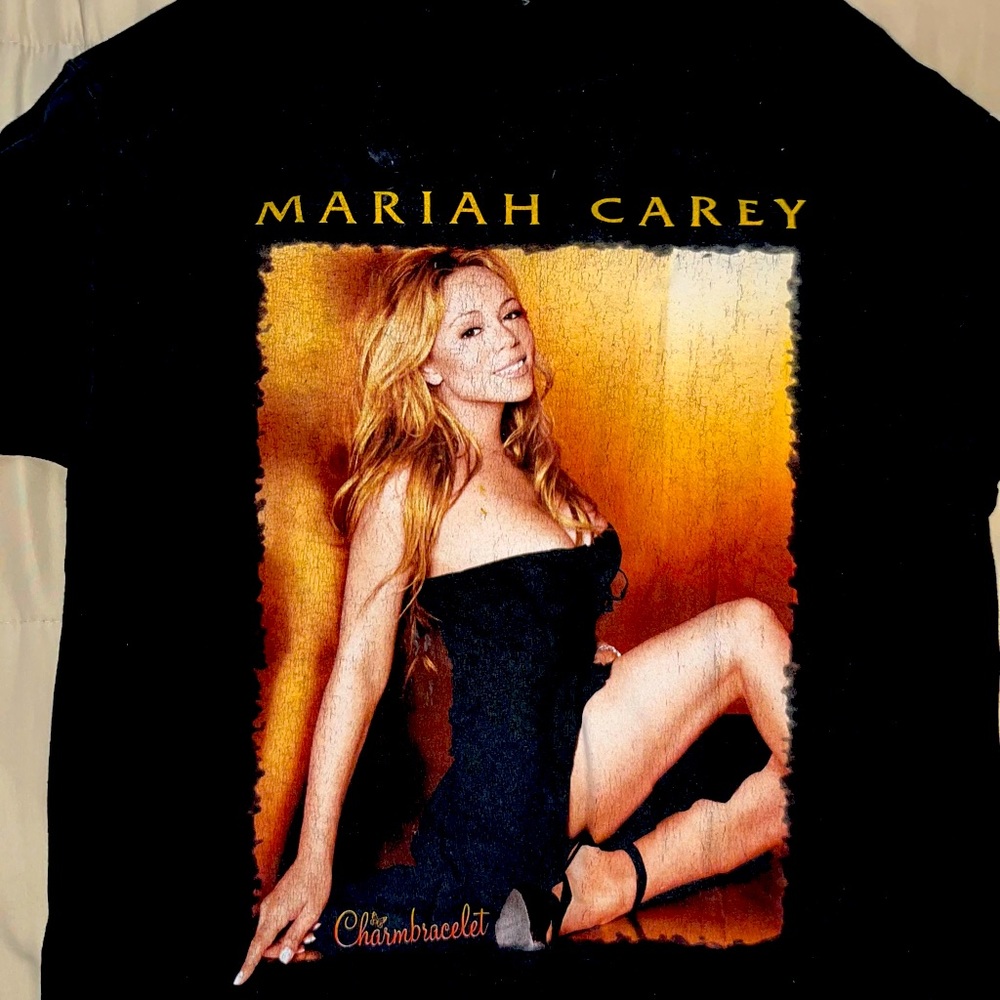 Vintage Mariah Carey Charmbracelet Tour 2003 Short Sleeve Tee